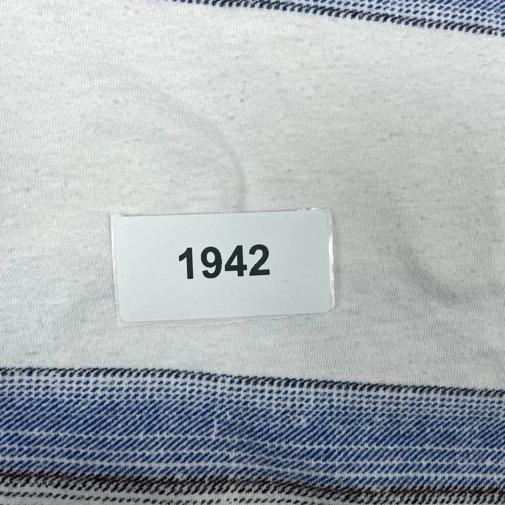 Levis T Shirt Mens XL Multicolor Striped Cotton Raglan Sleeve Crew Neck Logo